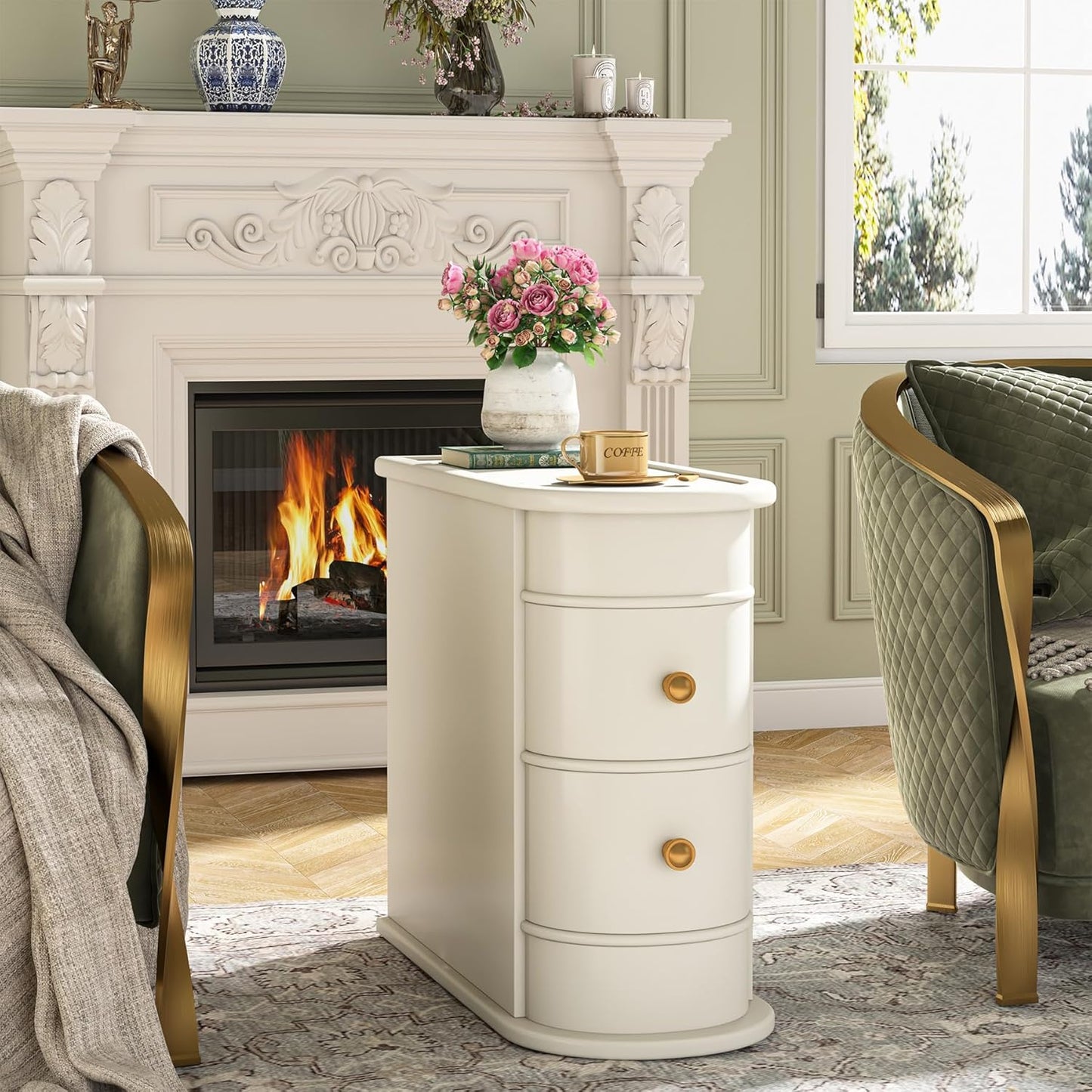 💥$49 Only today💥Wood End Table Set of 2