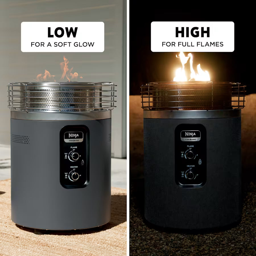 Ninja™ Fireside360™ Outdoor Propane Heater & Smokeless Fire Pit