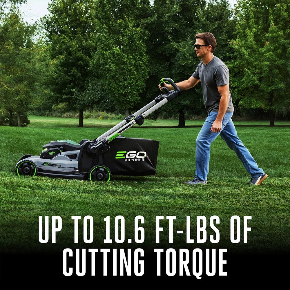 POWER+ MOWER 22" SUPER COMPOSITE DECK SELECT CUT™ SYSTEM WITH PEAK POWER KIT (TWO 6AH BATTERIES)