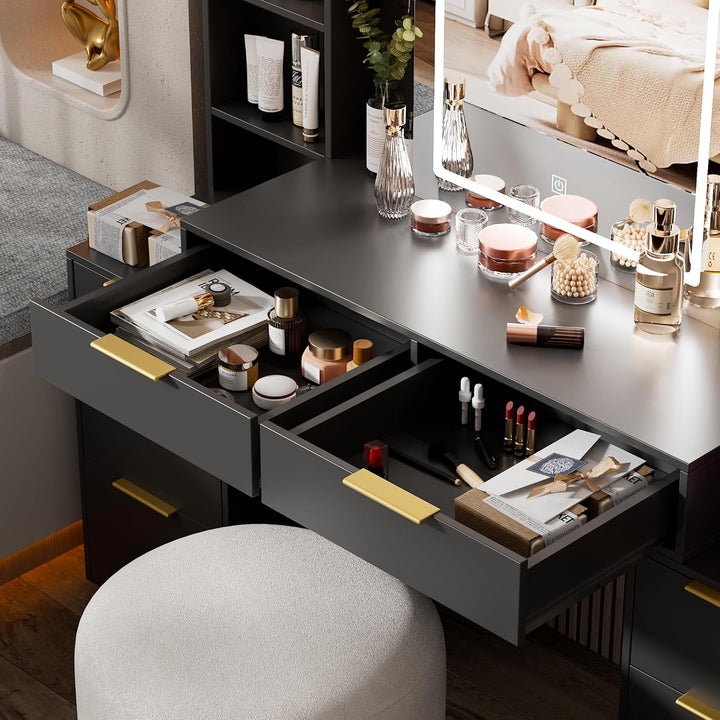 🔥Elegant White Vanity Desk