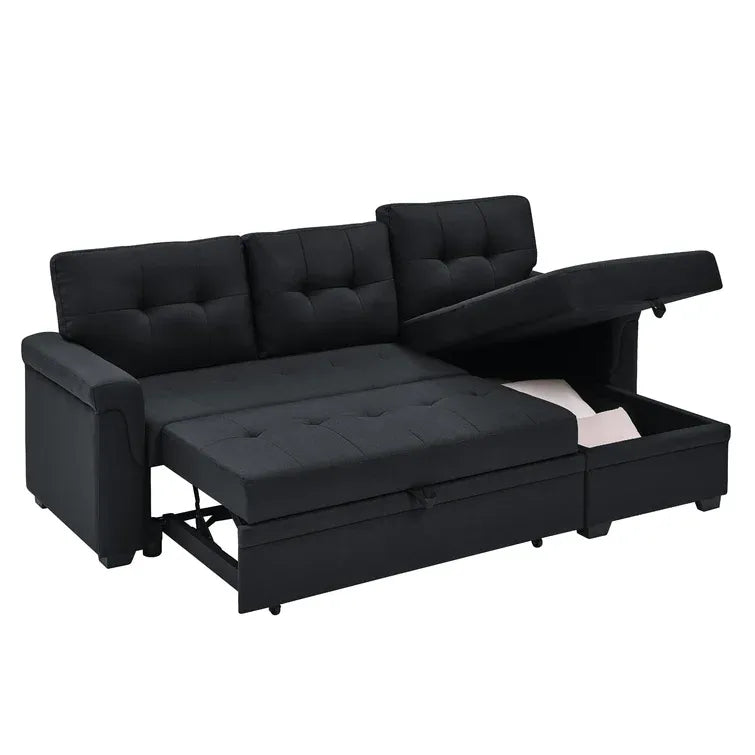 Thomasville Tisdale Fabric Sectional with Storage Ottoman