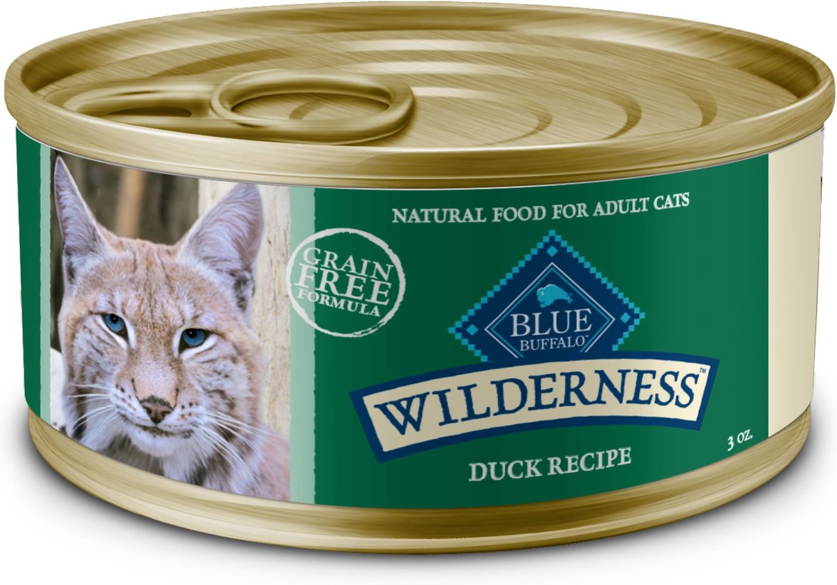 Blue Buffalo Wilderness Salmon Grain-Free Canned Cat Food, 5.5-oz, case of 24
