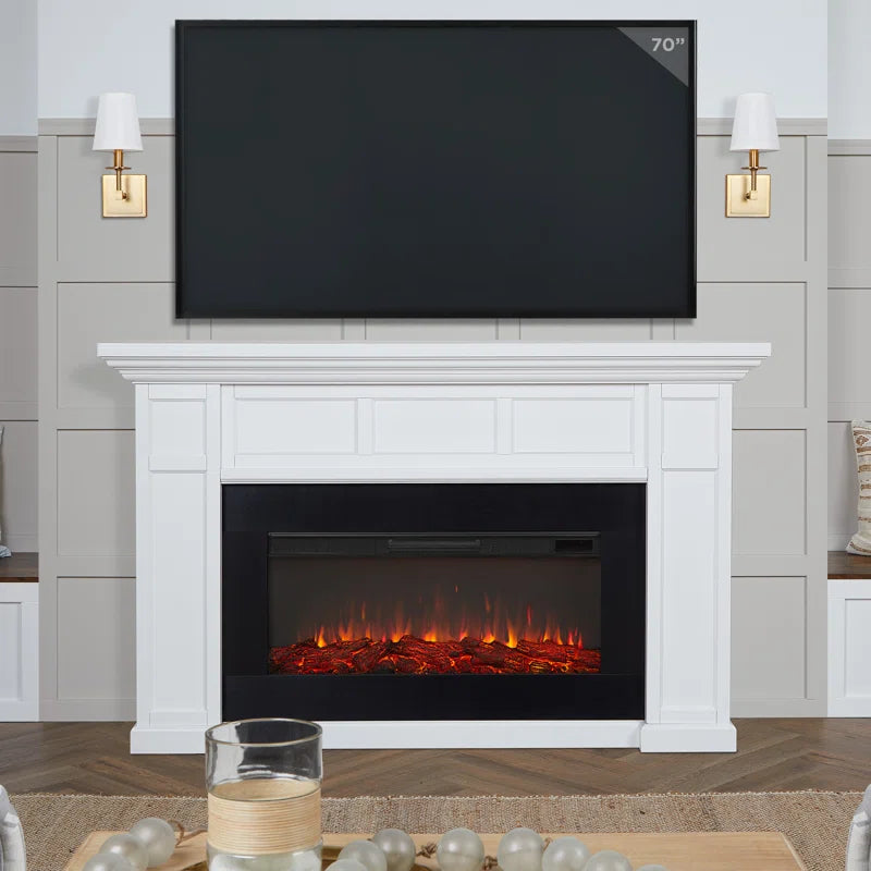 Alcott 75" Landscape Electric Fireplace by Real Flame