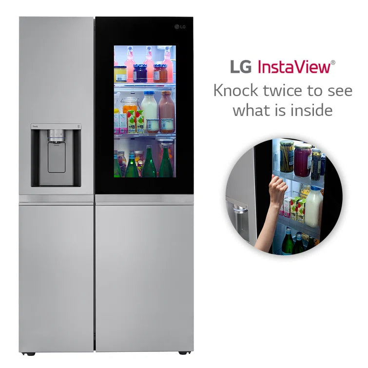 27 Cu. Ft. Side-By-Side Instaview Refrigerator