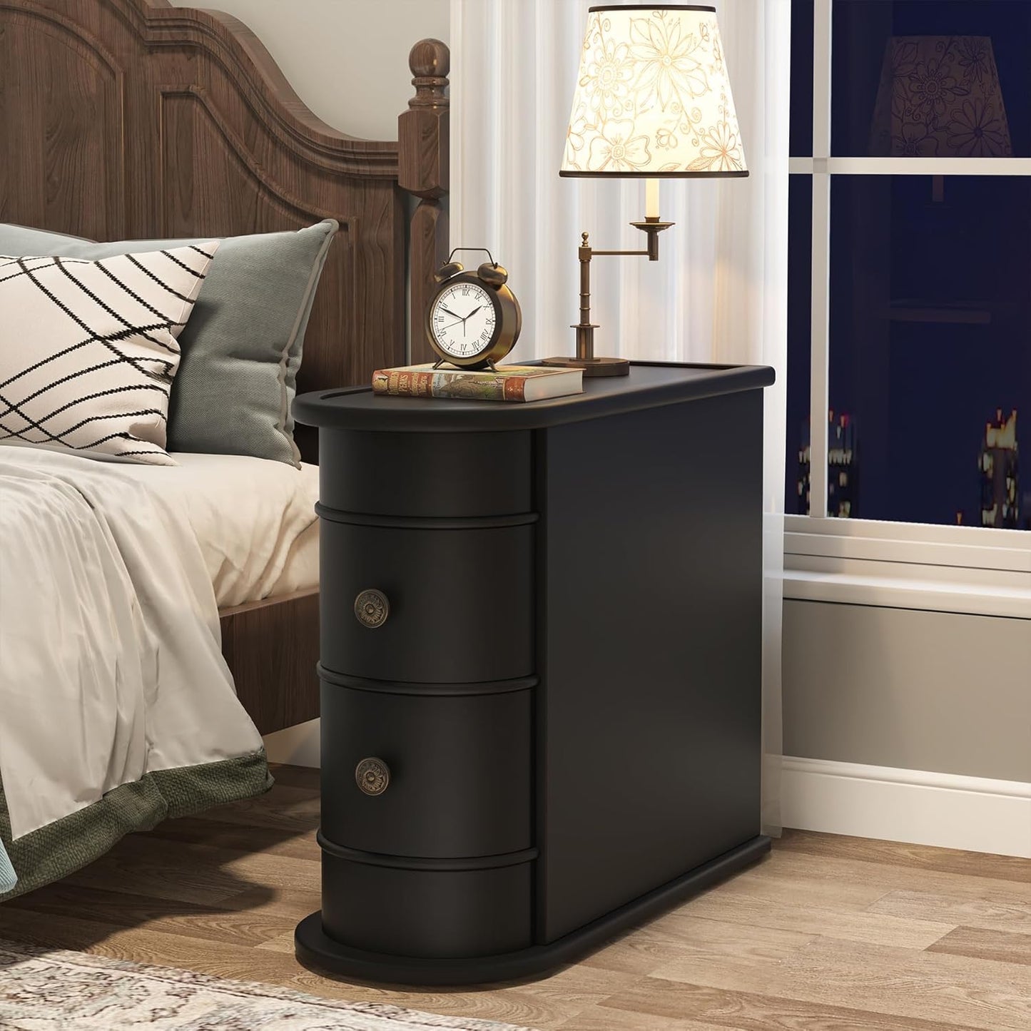 💥$49 Only today💥Wood End Table Set of 2