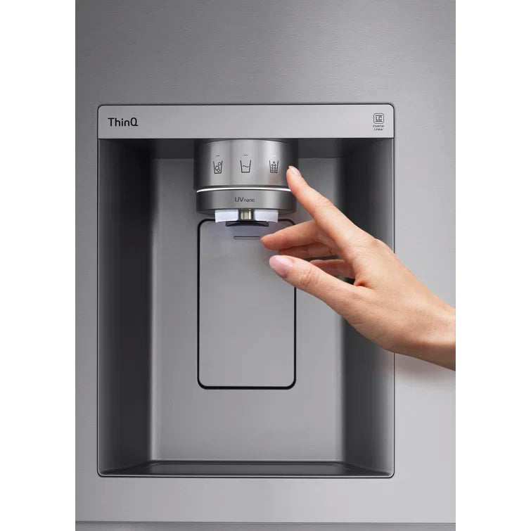 27 Cu. Ft. Side-By-Side Instaview Refrigerator