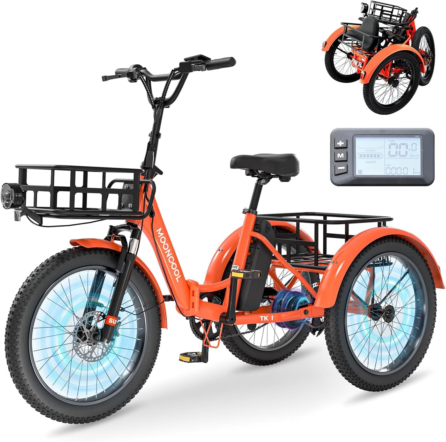 US Independence Day Is Coming – 90% OFF Electric Trike w/ 3 Wheels, 500W Motor & Basket – Today Only! | Limit 1 | Only 200 Units!