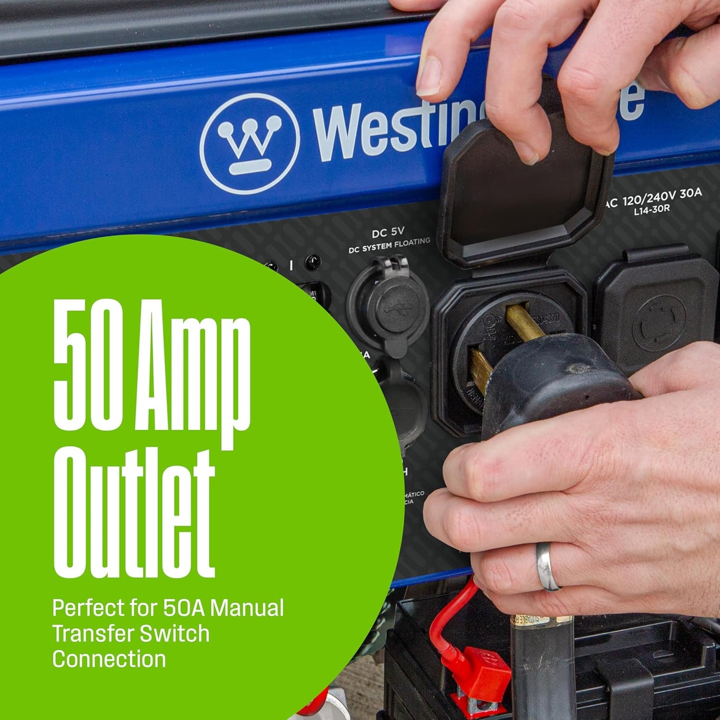 12500 Watt Dual Fuel Home Backup Portable Generator