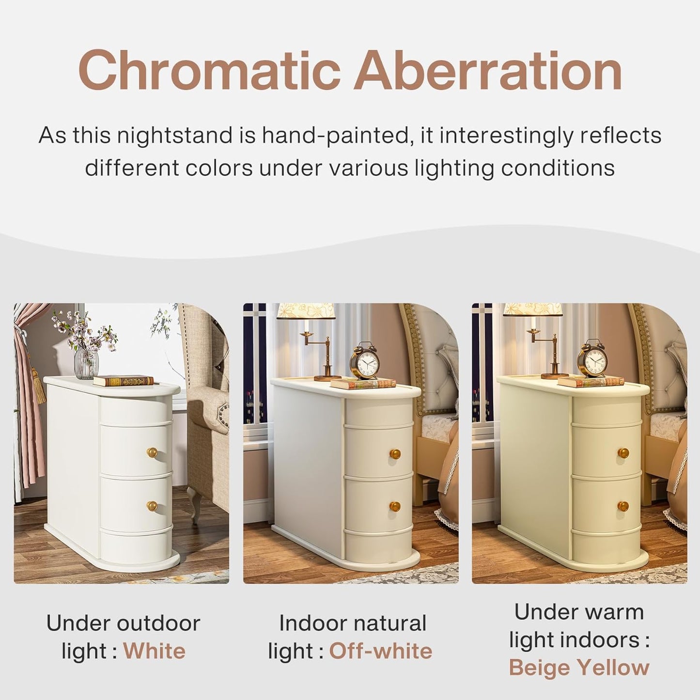 💥$49 Only today💥Wood End Table Set of 2