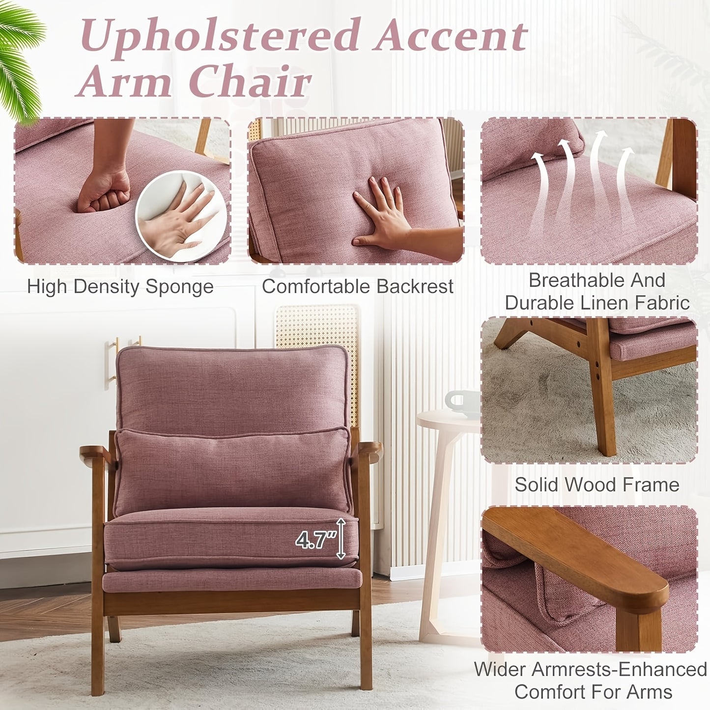 Wayfair® Wide armrest lounge chair