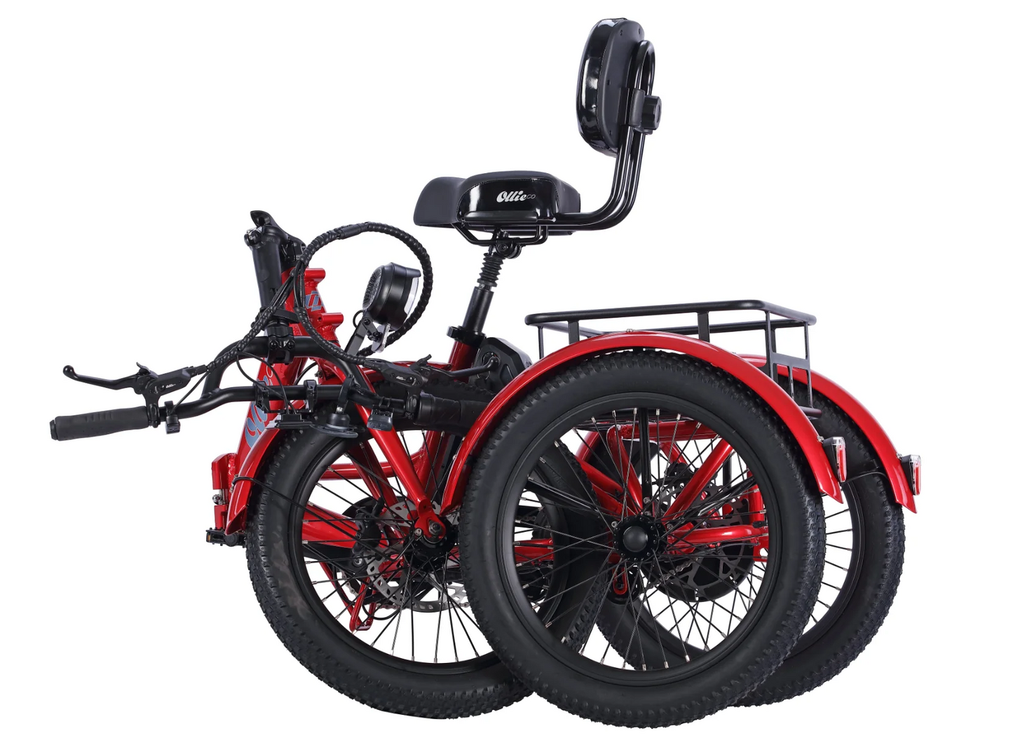 💝💝Last day clearance✨💝 Buy 1 Get 1 Free✨Ollie Leo electric tricycle with 500W motor and 20MPH speed