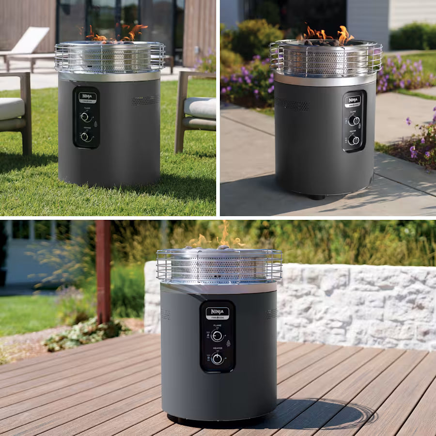 Ninja™ Fireside360™ Outdoor Propane Heater & Smokeless Fire Pit