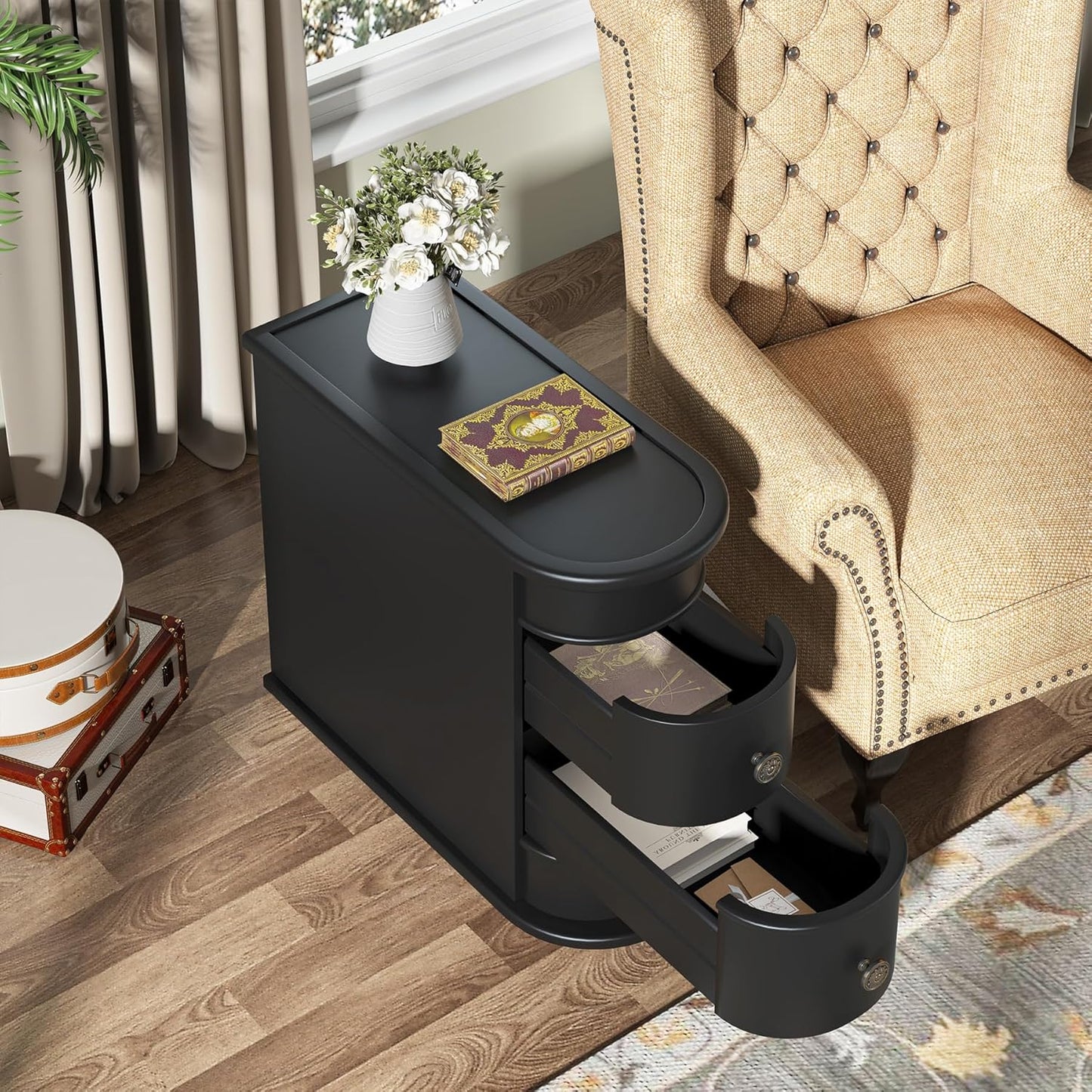 💥$49 Only today💥Wood End Table Set of 2