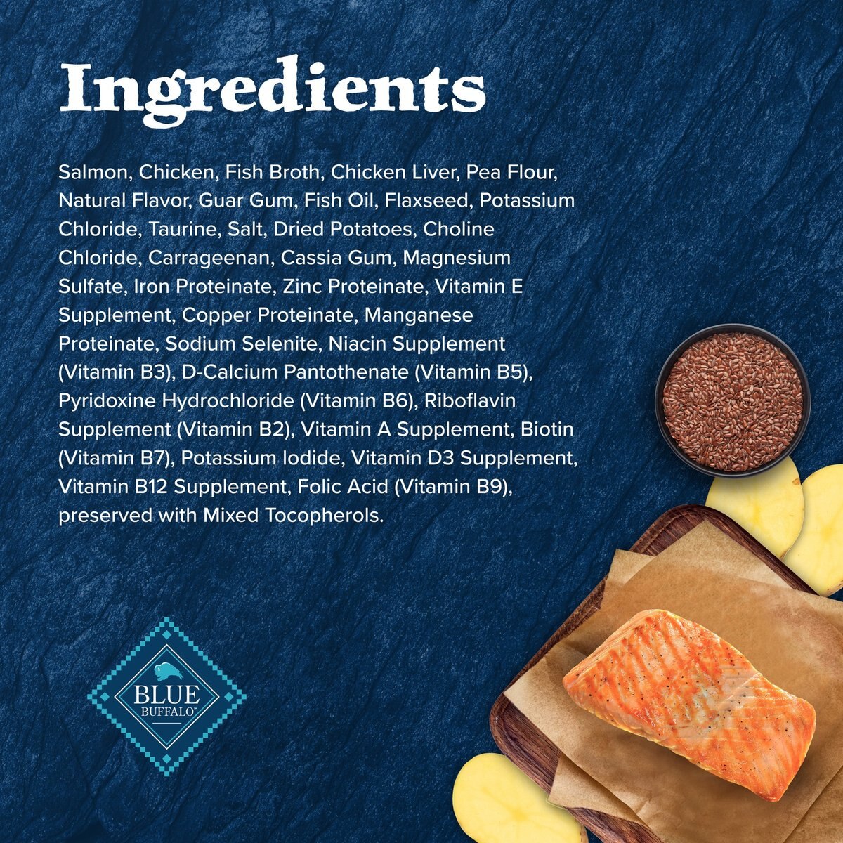 Blue Buffalo Wilderness Salmon Grain-Free Canned Cat Food, 5.5-oz, case of 24
