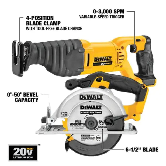 💥Clearance-Sale🔥DEWALT 20-VOLT MAX LITHIUM ION BEST CORDLESS COMBO KIT (24-TOOL)