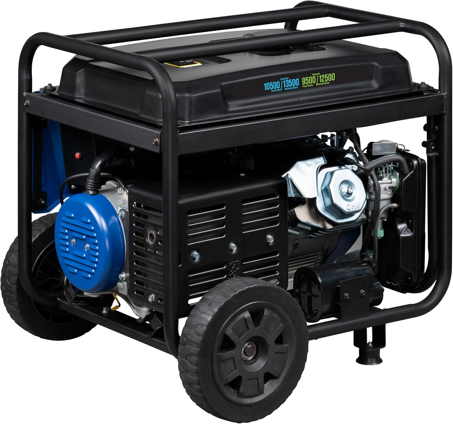 12500 Watt Dual Fuel Home Backup Portable Generator