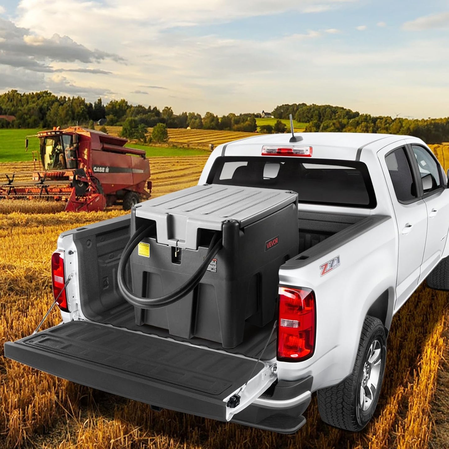 VEVOR Transfer Tank, 58 Gallon Capacity & 12V Electric Transfer Pump