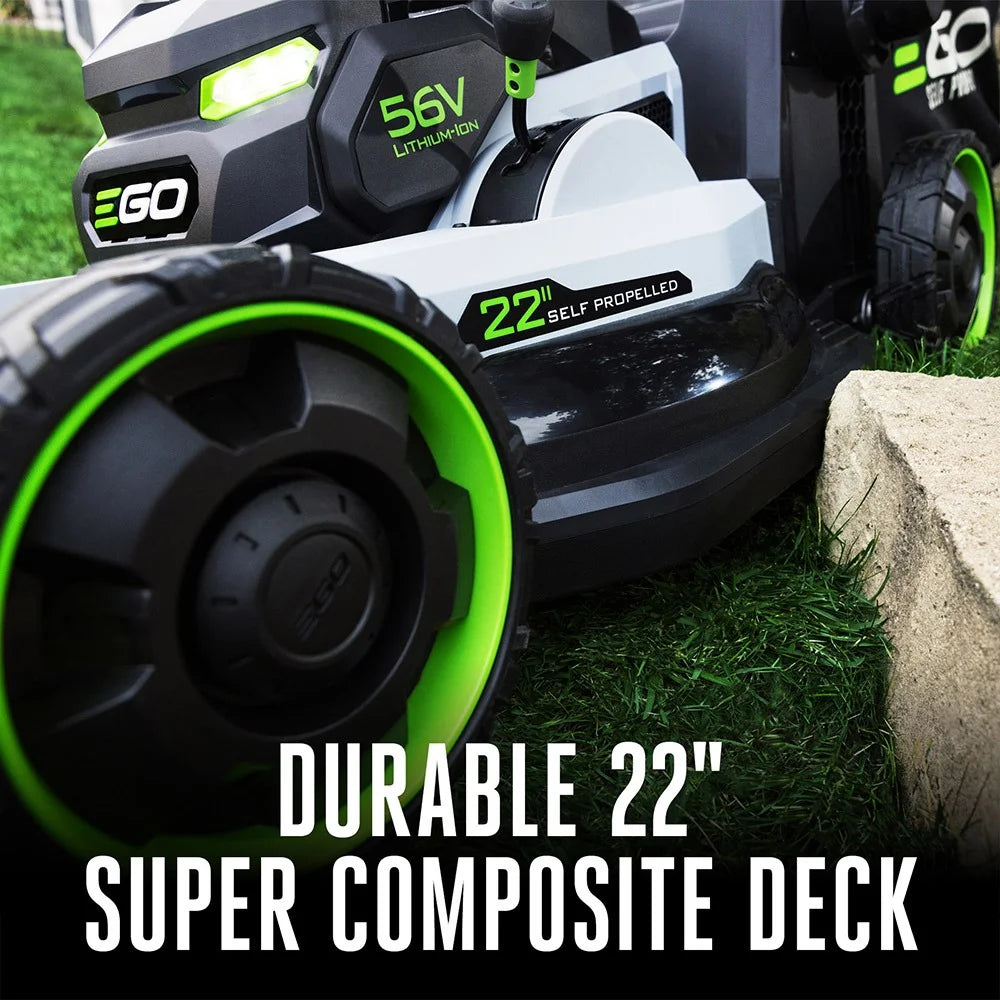 POWER+ MOWER 22" SUPER COMPOSITE DECK SELECT CUT™ SYSTEM WITH PEAK POWER KIT (TWO 6AH BATTERIES)