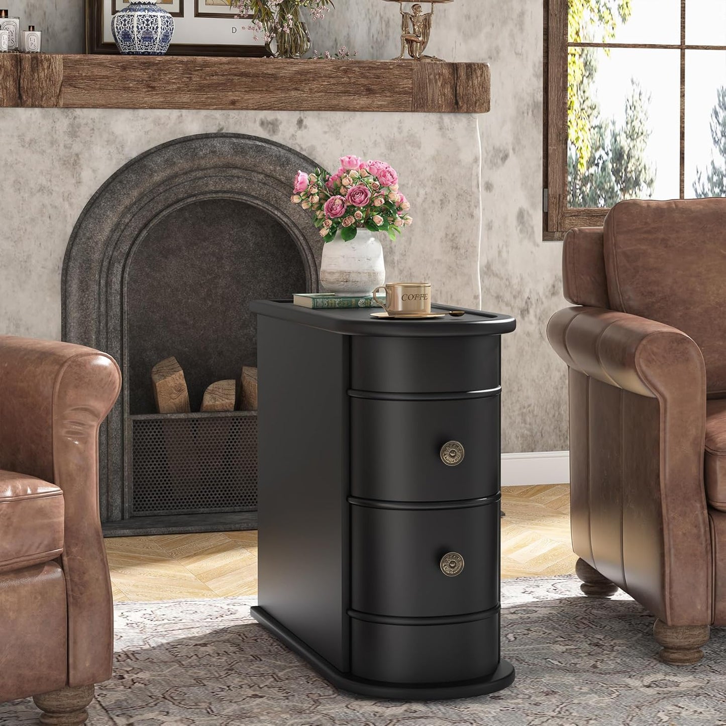 💥$49 Only today💥Wood End Table Set of 2