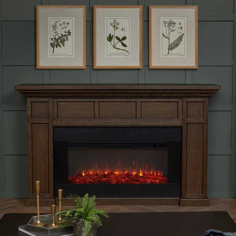 Alcott 75" Landscape Electric Fireplace by Real Flame