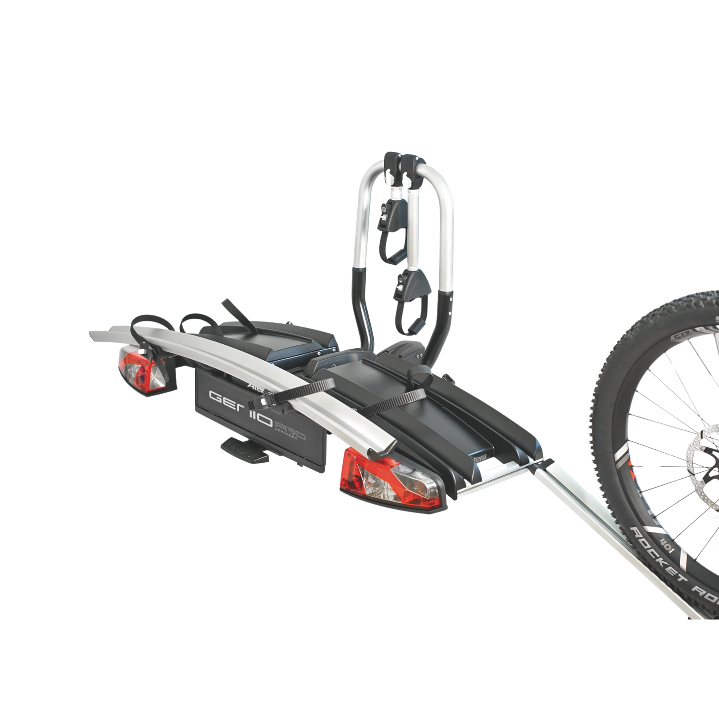 Bicycle rear carrier Genio Pro Advanced Silver Edition - 022780