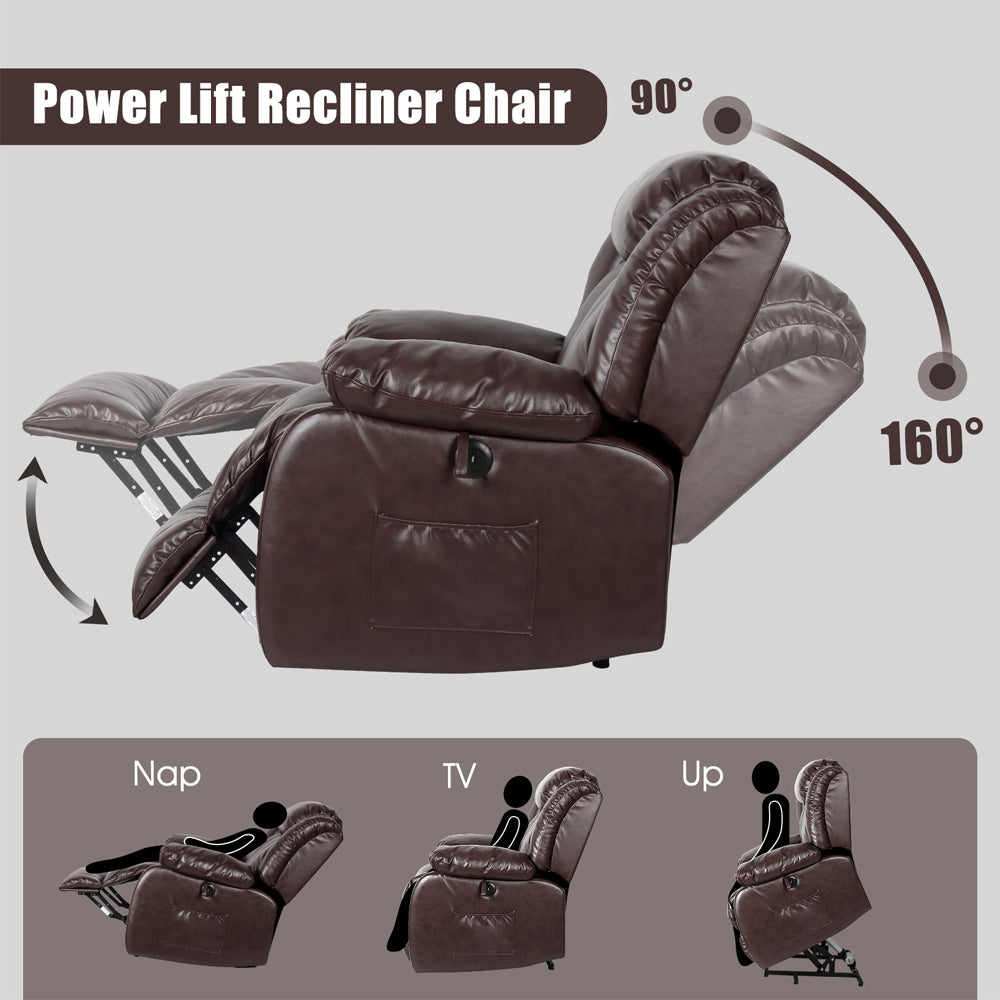 💥Clearance Sale🔥 Best MassageTheater Seating for Home| Power Electric Recliner Chair Movie Theater Seats with USB Port, Side Pocket