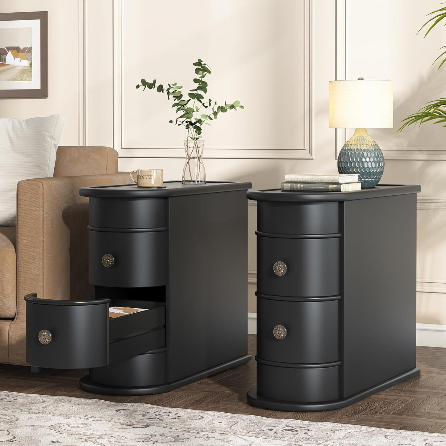 💥$49 Only today💥Wood End Table Set of 2