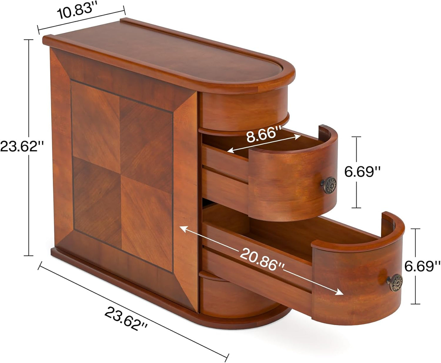 💥$49 Only today💥Wood End Table Set of 2