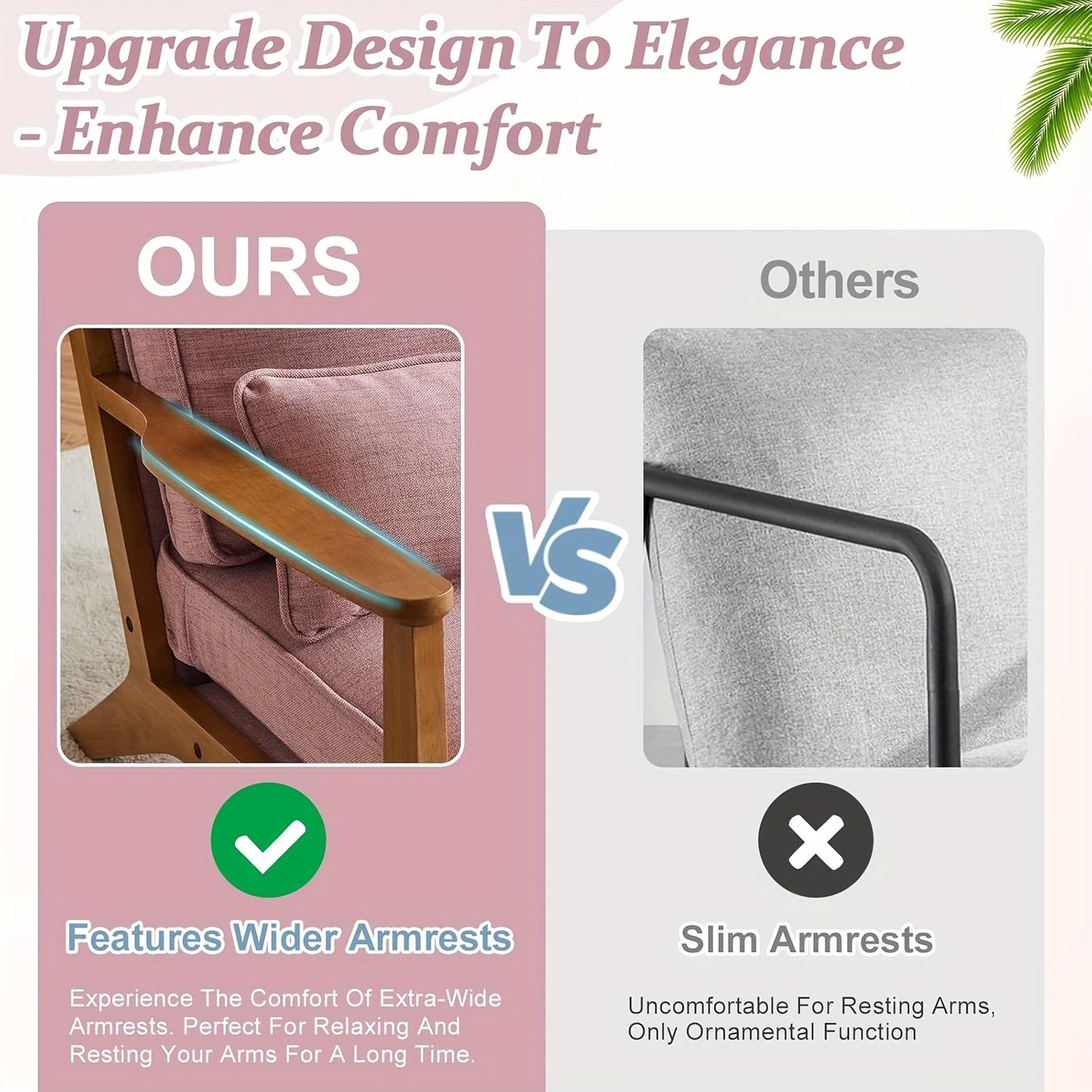 Wayfair® Wide armrest lounge chair