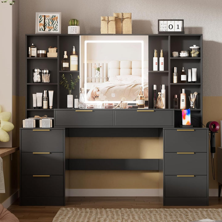 🔥Elegant White Vanity Desk