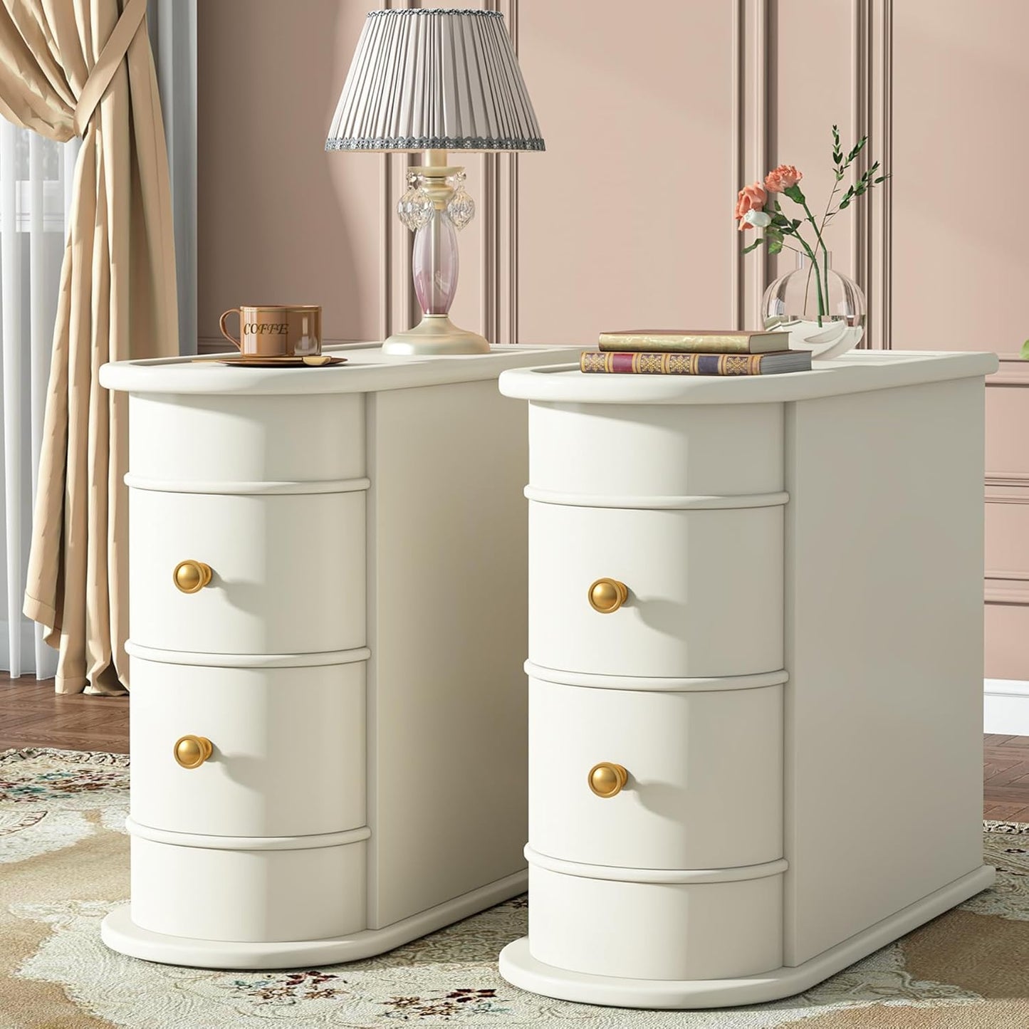 💥$49 Only today💥Wood End Table Set of 2