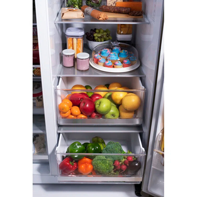 27 Cu. Ft. Side-By-Side Instaview Refrigerator