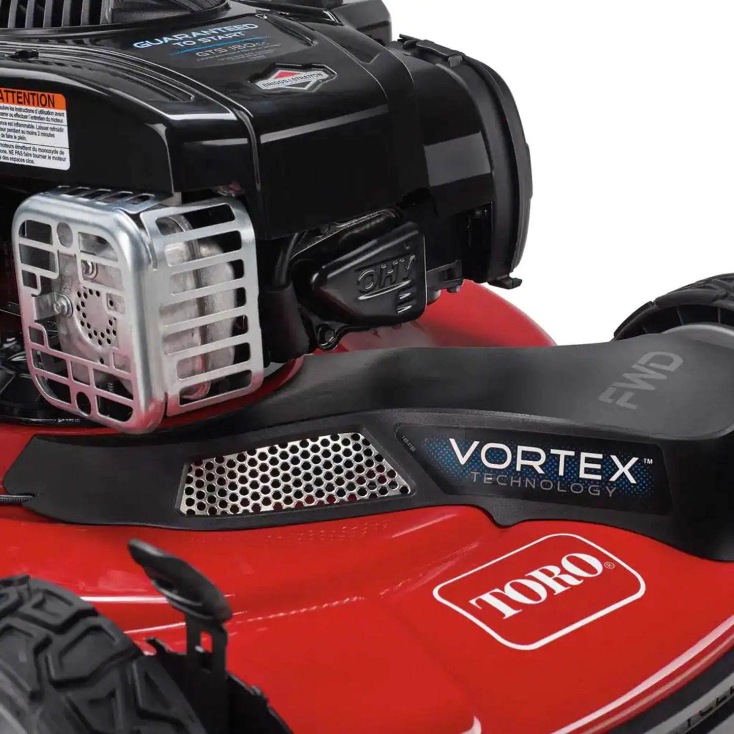 Toro 21442 22 in. Recycler Briggs & Stratton High Wheel FWD Gas Walk Behind Self Propelled Lawn Mower with Super Bagger $135