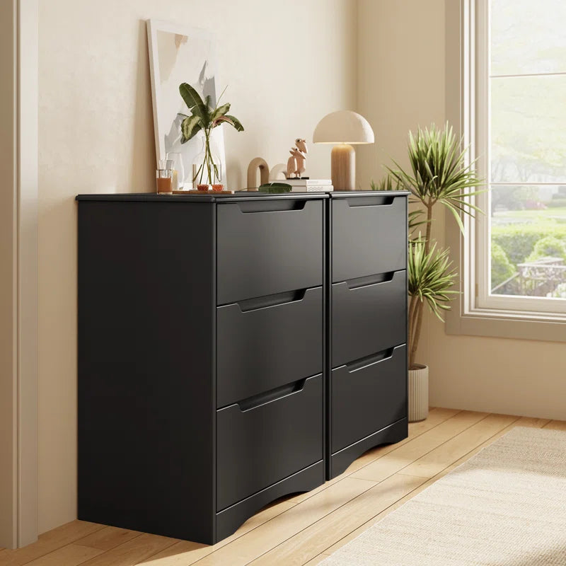 Michiaki 24.41" W 3 Drawer Dresser