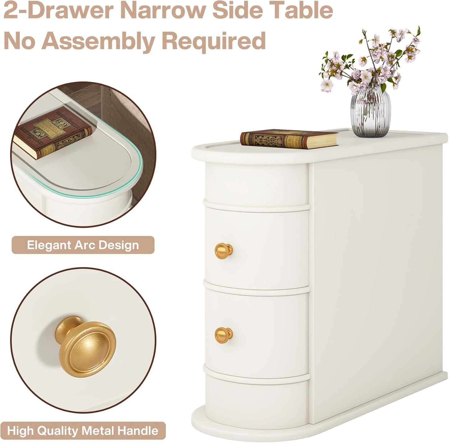 💥$49 Only today💥Wood End Table Set of 2