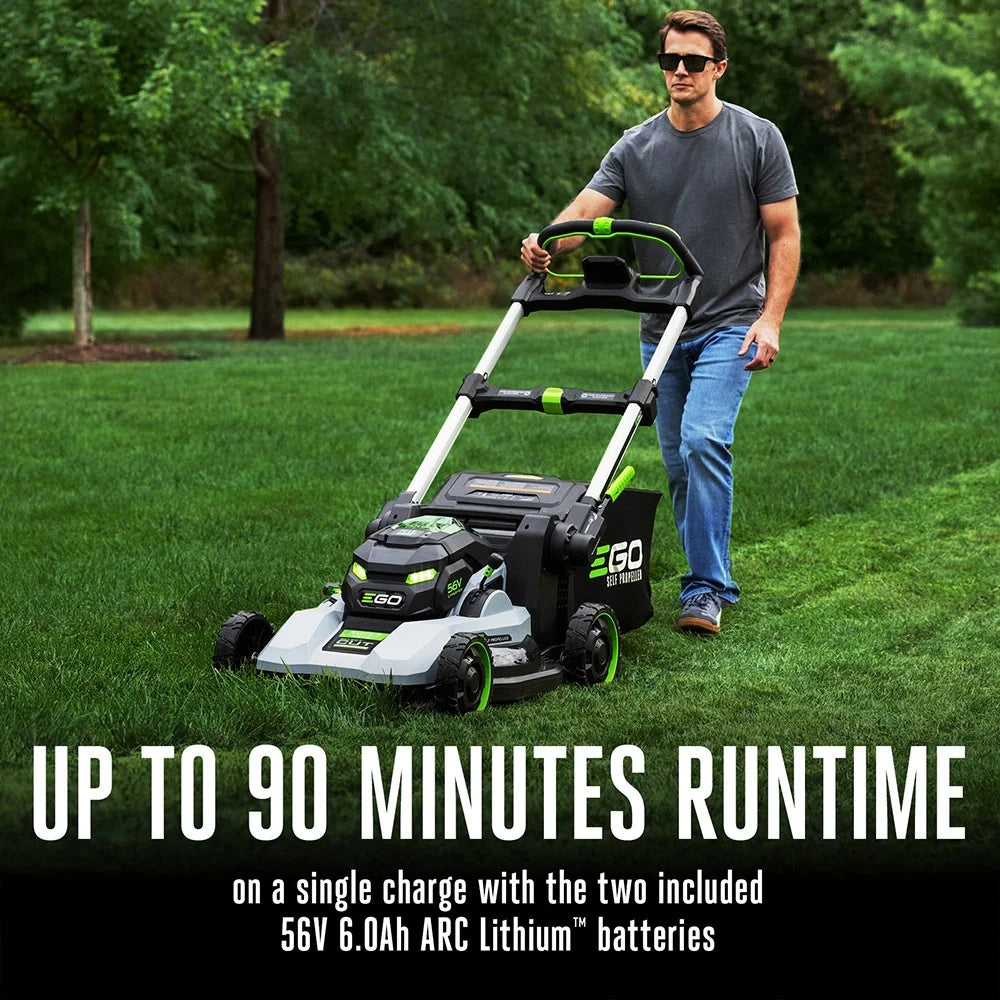 POWER+ MOWER 22" SUPER COMPOSITE DECK SELECT CUT™ SYSTEM WITH PEAK POWER KIT (TWO 6AH BATTERIES)