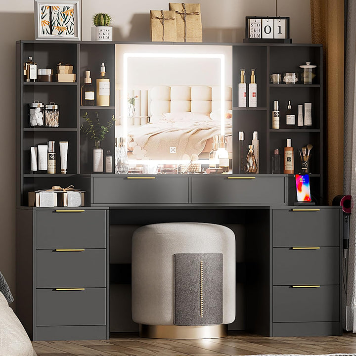 🔥Elegant White Vanity Desk
