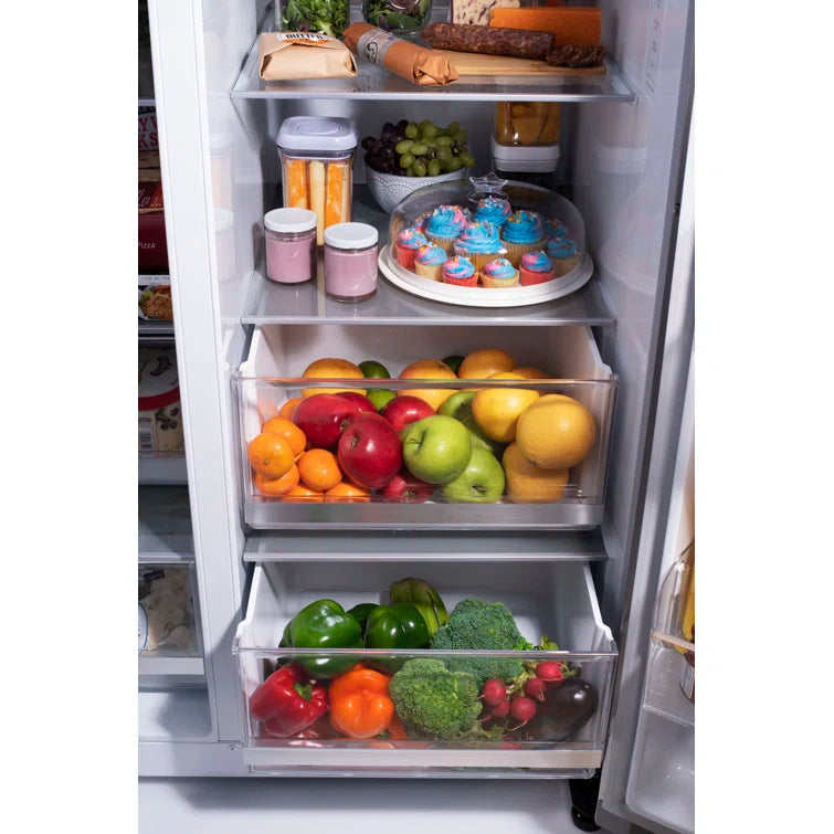 27 Cu. Ft. Side-By-Side Instaview Refrigerator