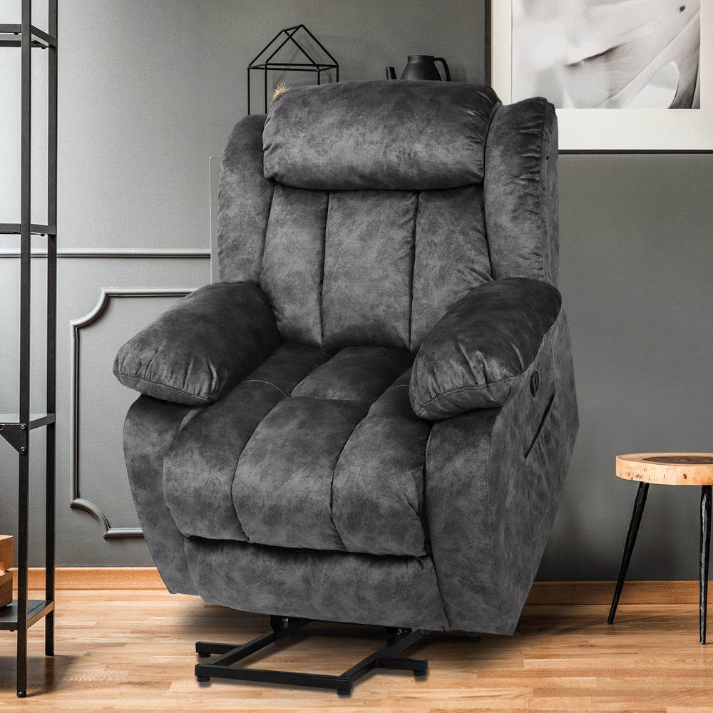 💥Clearance Sale🔥 Best MassageTheater Seating for Home| Power Electric Recliner Chair Movie Theater Seats with USB Port, Side Pocket