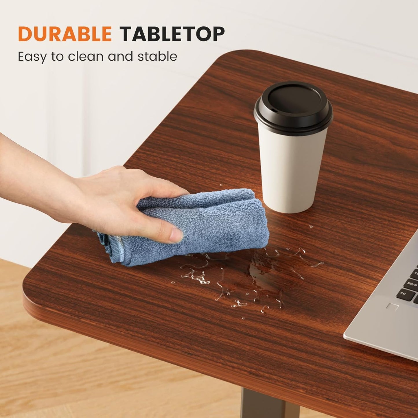 Overbed Bedside Table with Wheels,WheelsRolling Laptop Table,