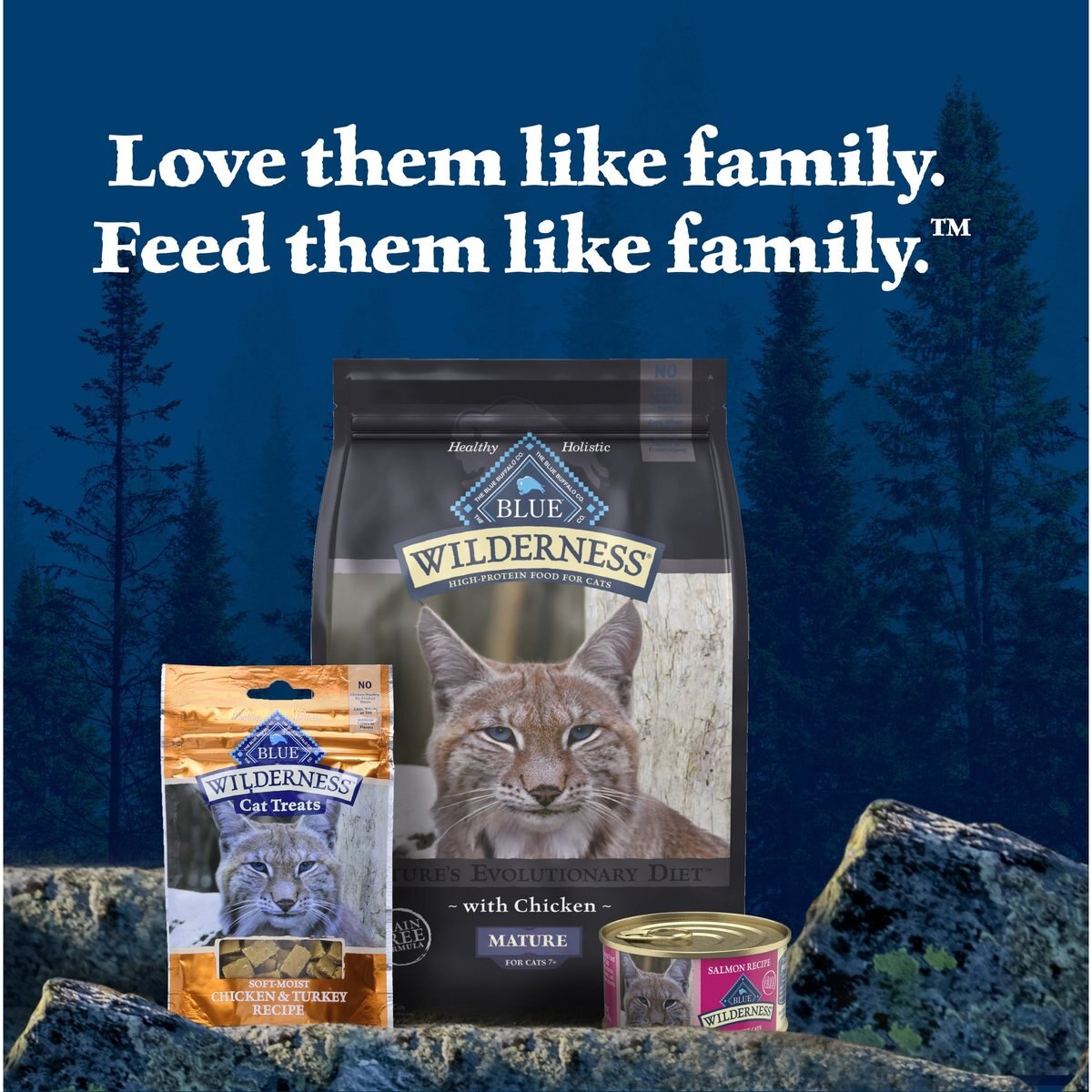 Blue Buffalo Wilderness Salmon Grain-Free Canned Cat Food, 5.5-oz, case of 24