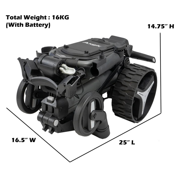 Axglo E5 Follow/Remote Electric Golf Caddy
