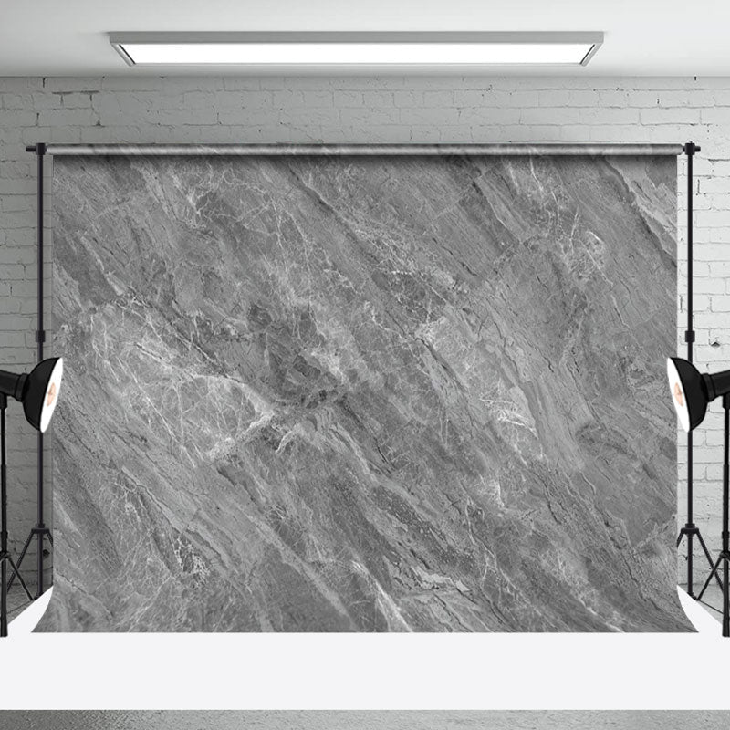 Aperturee Grey Marble Texture Abstract Photography Backdrop