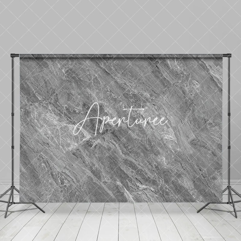 Aperturee Grey Marble Texture Abstract Photography Backdrop