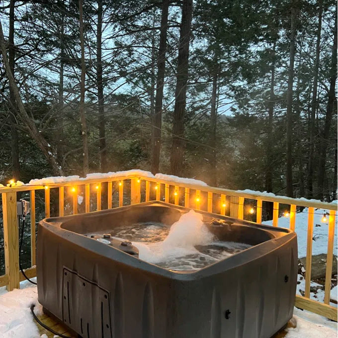 💥Clearance Sale🔥Aquarest Spas, Powered By Jacuzzi® Pumps 4 - Person 12 - Jet Rectangular Plug And Play Hot Tub