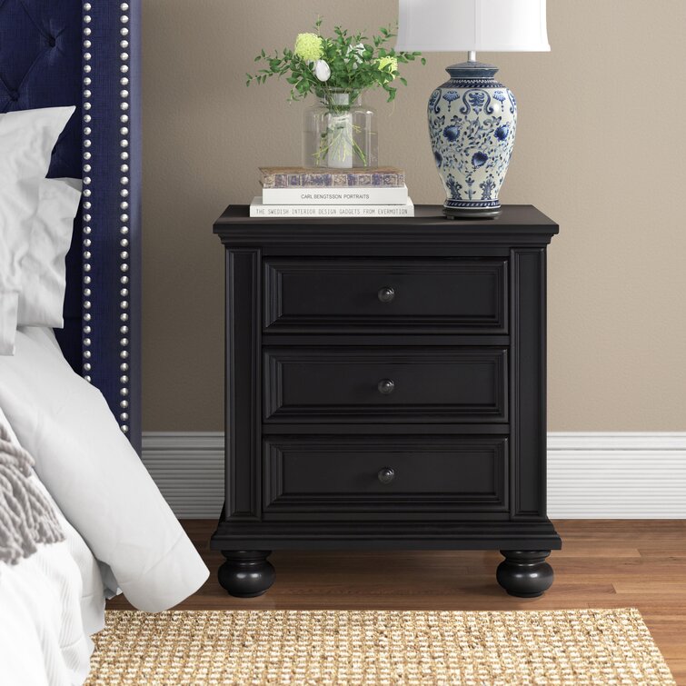 【Buy One Get One Free】28'' Tall 3 - Drawer Nightstand  Set of 2