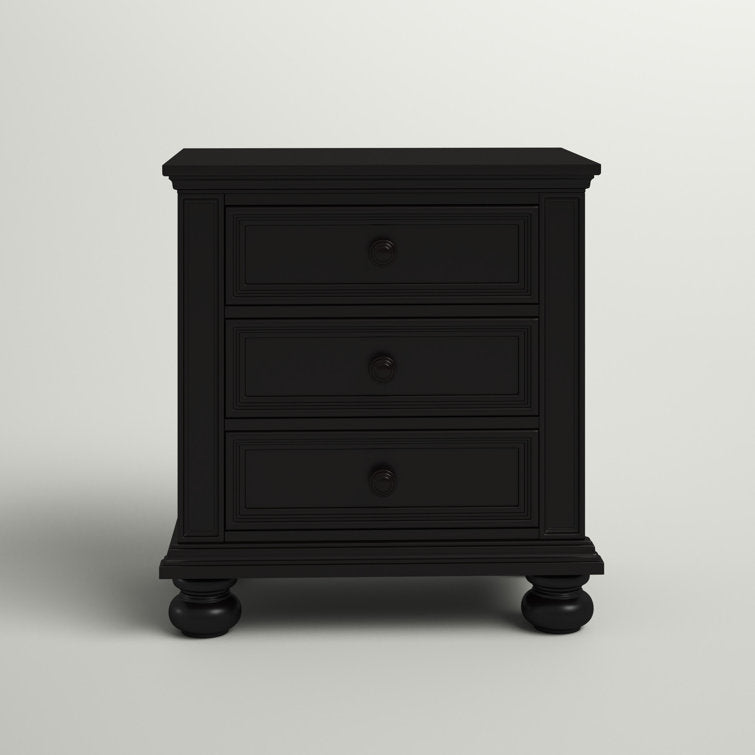 【Buy One Get One Free】28'' Tall 3 - Drawer Nightstand  Set of 2