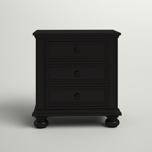 【Buy One Get One Free】28'' Tall 3 - Drawer Nightstand  Set of 2