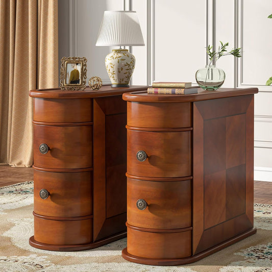 💥$49 Only today💥Wood End Table Set of 2
