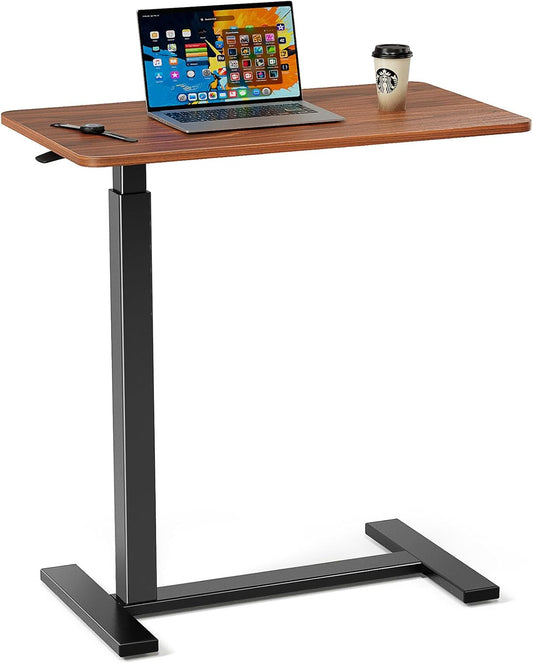 Overbed Bedside Table with Wheels,WheelsRolling Laptop Table,